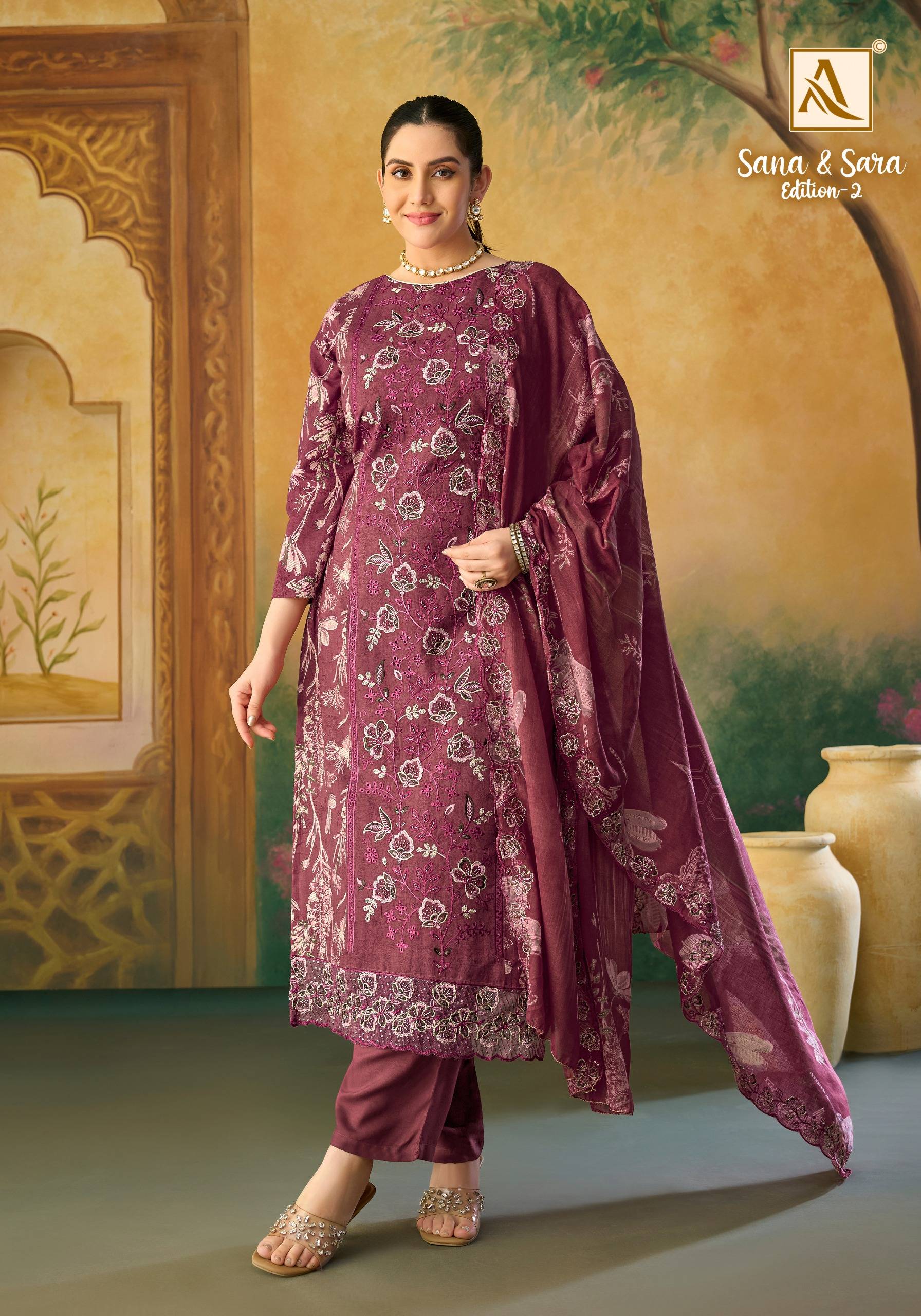 SANA SARA-2 BY ALOK SUIT 01 To 06 Series Beautiful Festive Suits Stylish Colorful Fancy Casual Wear & Ethnic Wear Pure Cambric cotton Dresses At Wholesale Price
